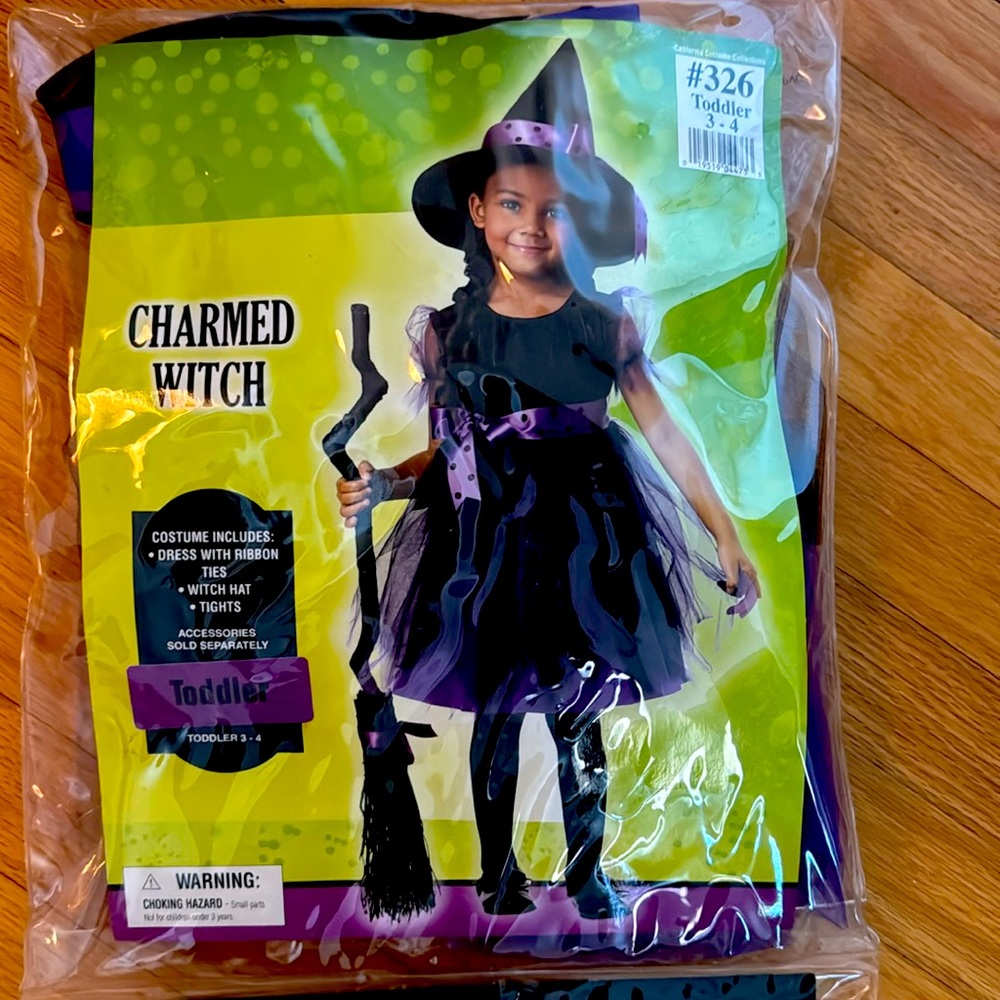 Charmed Witch costume for toddler size 3-4